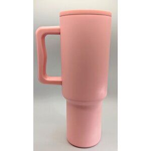 Simple Modern 40 oz Pink Trek Tumbler with straw lid Like New